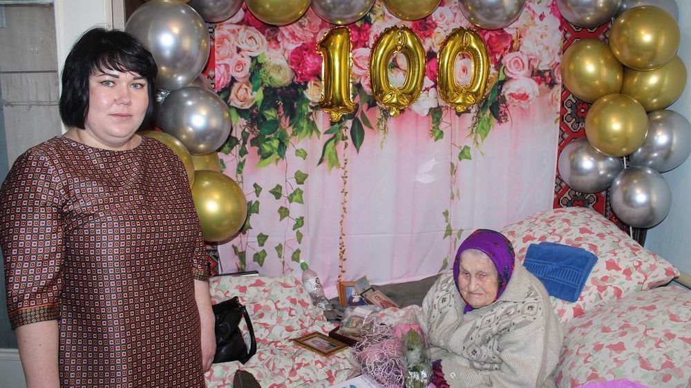 Жительница села Котовское отметила свой 100-летний юбилей