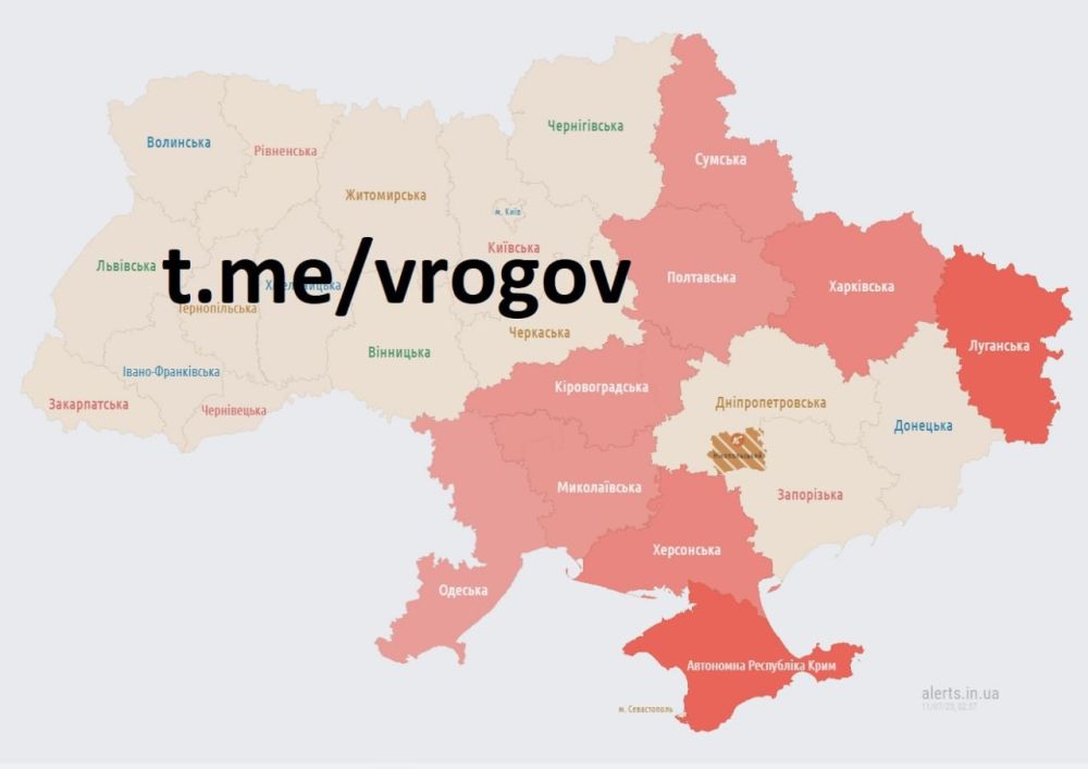 Владимир Рогов: Громкая ночь. В Кировоградской, Николаевской и Херсонской областях по готовящимся расцвести &quot;Гераням&quot; работает ПВО ВСУ, что представляет наибольшую опасность для мирных жителей
