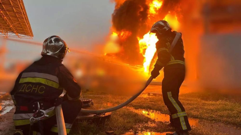 В Харькове мощным взрывом поврежден объект инфраструктуры