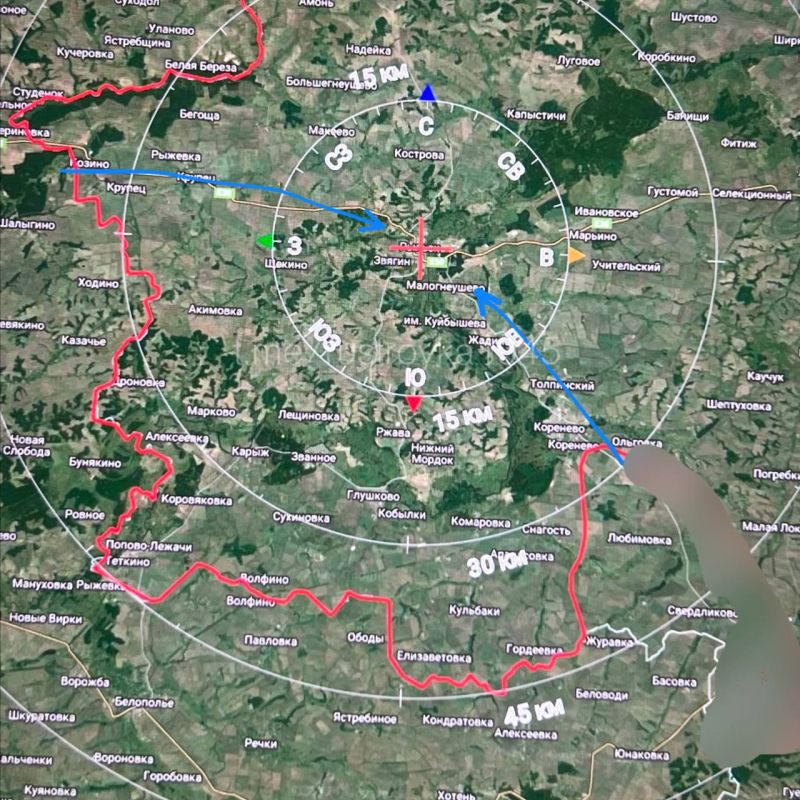 Если это так, то вырисовывается контур тактического замысла противника