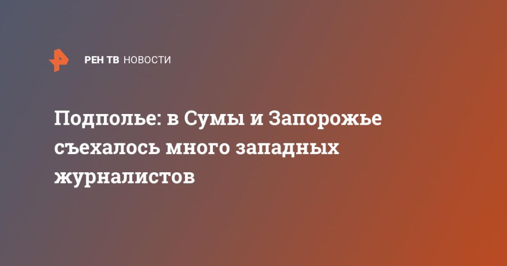 Подполье: в Сумы и Запорожье съехалось много западных журналистов