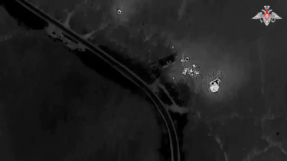 Появились кадры удара «Искандера» по складам ВСУ в Сумской области