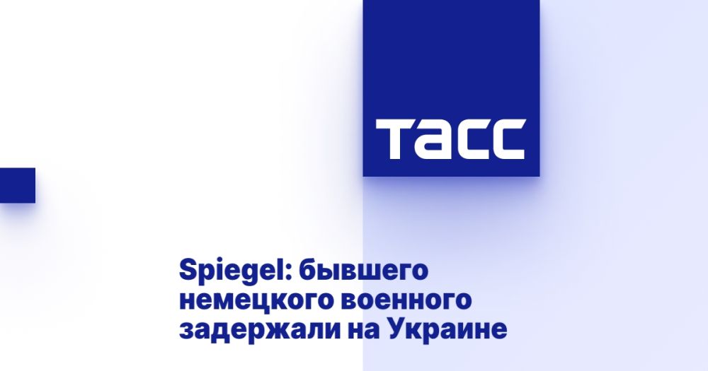 Spiegel: бывшего немецкого военного задержали на Украине