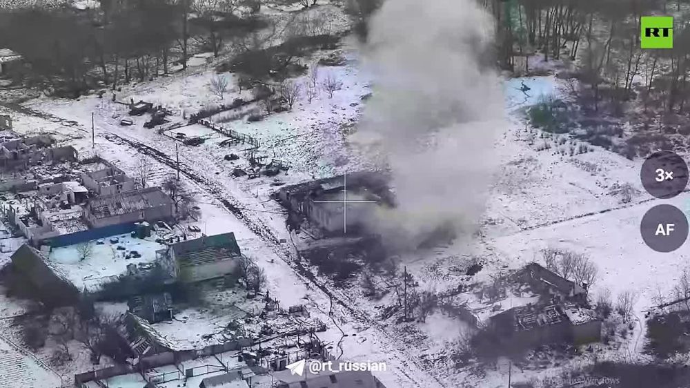 Бойцы спецназа «Ахмат» поразили пункт временной дислокации ВСУ в Косицах (курское приграничье)