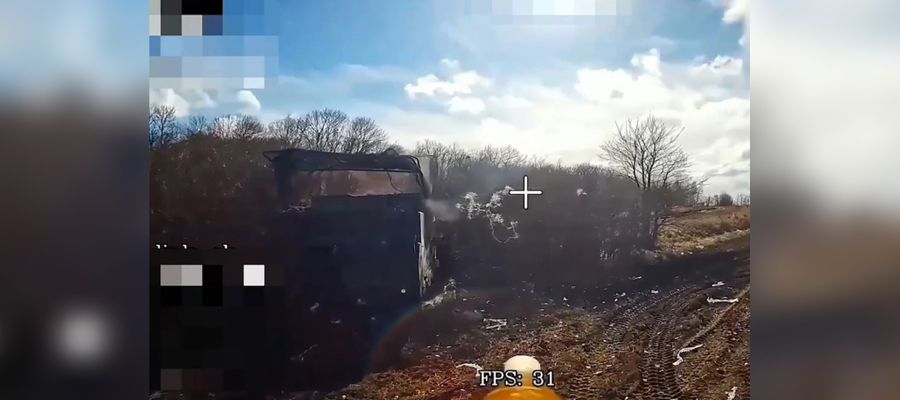 Росгвардейцы уничтожили американскую бронетехнику и пикап боевиков ВСУ на сумском направлении (видео)