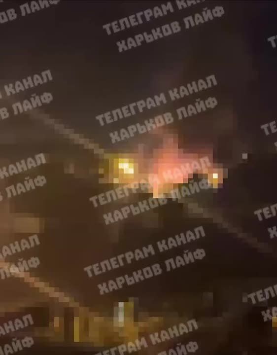 Более 13 взрывов прогремело в Харькове