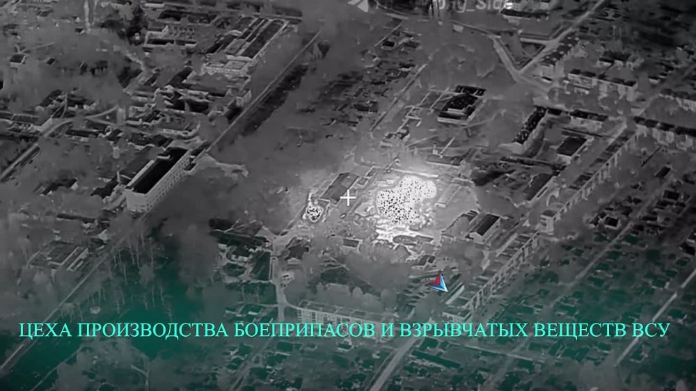 Масштабная ночная атака БпЛА "Герань" по объектам ВСУ: