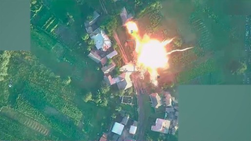 Удар БПЛА «Гарпия» накрыл огневую группу ВСУ в Сумской области