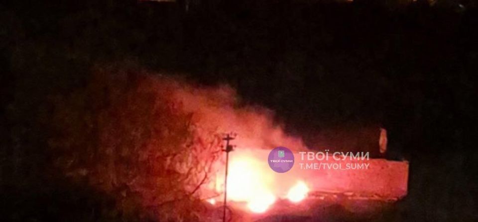 Прилетело также в Сумах