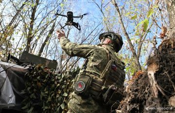 Российские БПЛА уничтожили бронеавтомобиль ВСУ