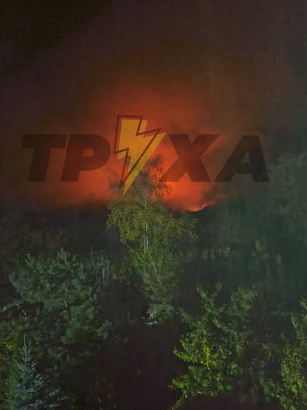 В Сумах начался пожар после прилётов