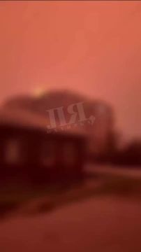 Кадры пожара в Ахтырке публикуют местные ТГ-каналы