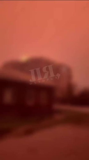 Кадры пожара в Ахтырке публикуют местные ТГ-каналы