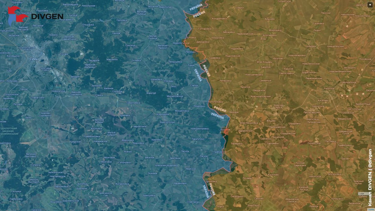 Штурмовики 34-й отдельной гвардейской мотострелковой бригады взяли село Высокое в приграничье Сумской области