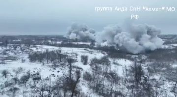 Прилеты ФАБов по позициям ВСУ в Сумской области