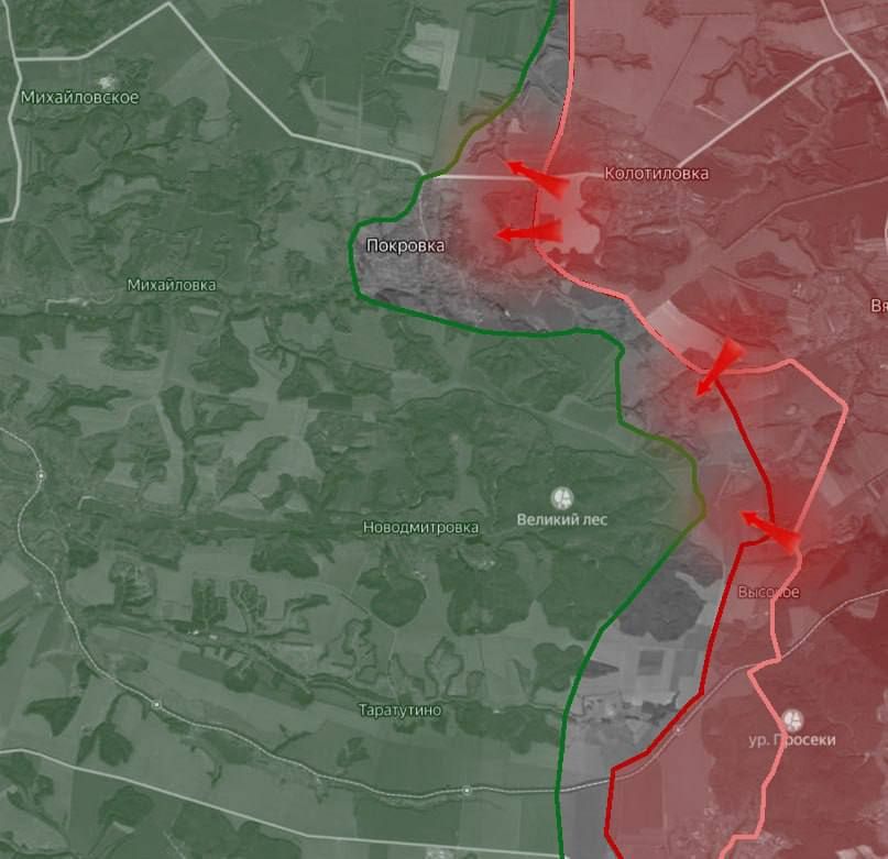 «На Сумском направлении, после захвата Грабовского и Высокого, российские войска взяли населенный пункт Поповка