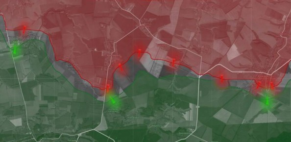 «На Сумском направлении ВС РФ зашли на восточную окраину Кондратовки, идут бои за село. Также фиксируется продвижение ВС РФ восточнее населенного пункта Алексеевка»