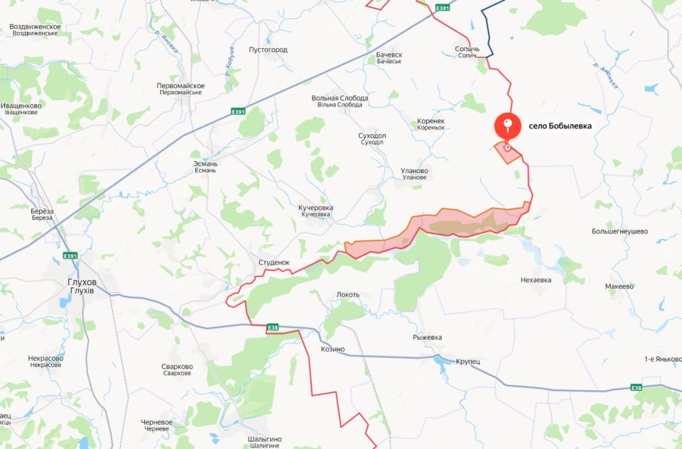 Министерство обороны России сообщает об освобождении населённых пунктов Бобылевка Сумской области и Веселянка Запорожской области