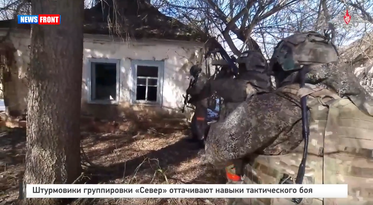 Штурмовики группировки «Север» оттачивают навыки тактического боя