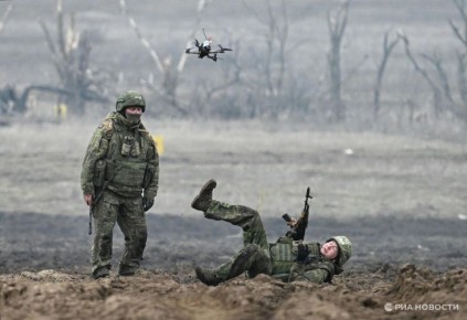 БПЛА ВС России сбил "Бабу-Ягу" ВСУ в Сумской области