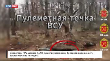Операторы FPV-дронов 44 АК лишили украинских боевиков возможности закрепиться на позициях