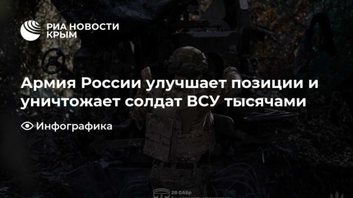 Армия России улучшает позиции и уничтожает солдат ВСУ тысячами