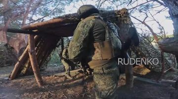 Андрей Руденко: Расчёты гаубиц Д-30 44-го армейского корпуса ГрВ «Север» при выполнении огневых задач уничтожили пункты управления БПЛА и скопления живой силы ВСУ в Сумской области