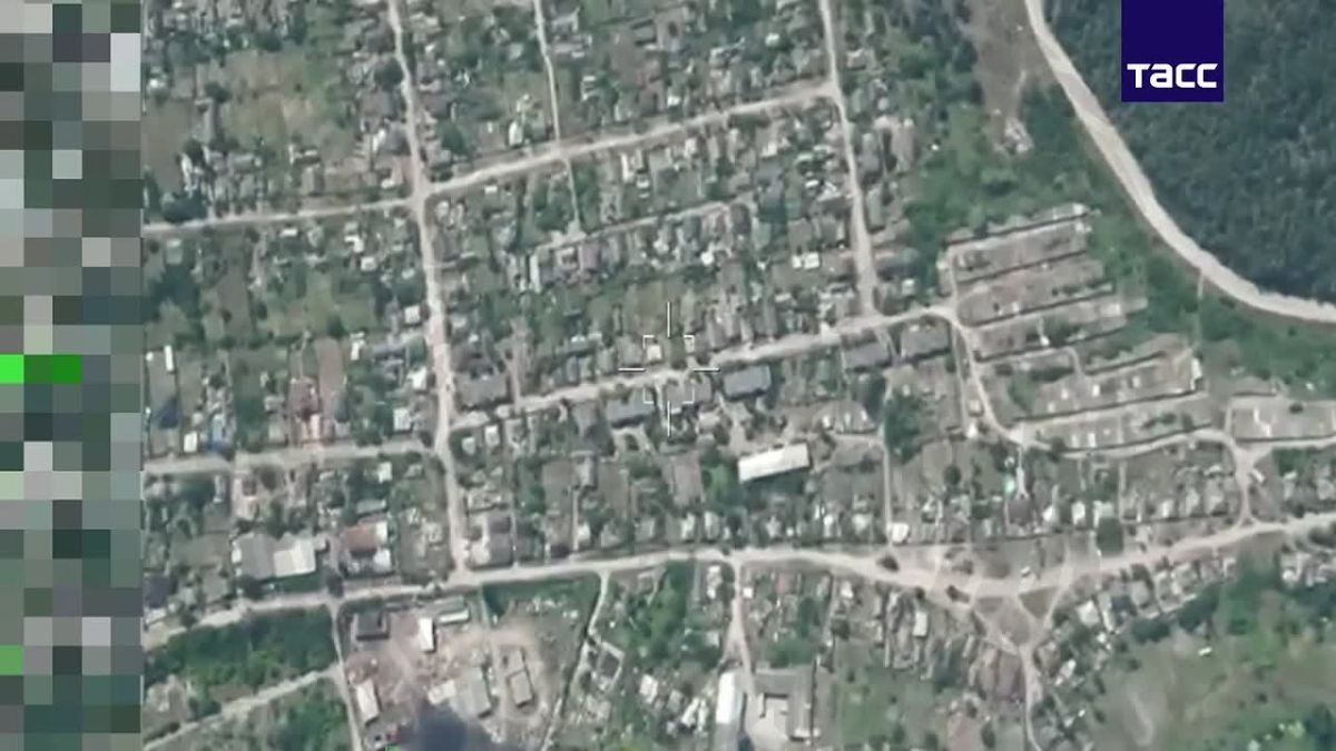 ВС РФ при помощи БпЛА "Герань" поразили место сборки дальних БпЛА в Ахтырке Сумской области