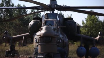 Ми-28НМ поразил цели в Сумской области