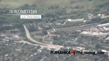 Поражение "Геранями" железнодорожной инфраструктуры по порядку: