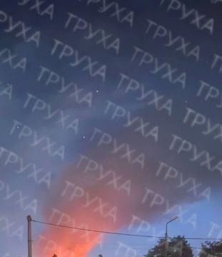 В Сумах после атаки БПЛА возник сильный пожар