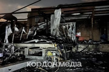 Последствия одного из ударов УМПК в Сумах